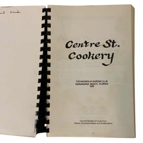 Vintage 1979 Centre St Cookery Spiral-Bound Cookbook By Magnolia Garden Club - Picture 4 of 10